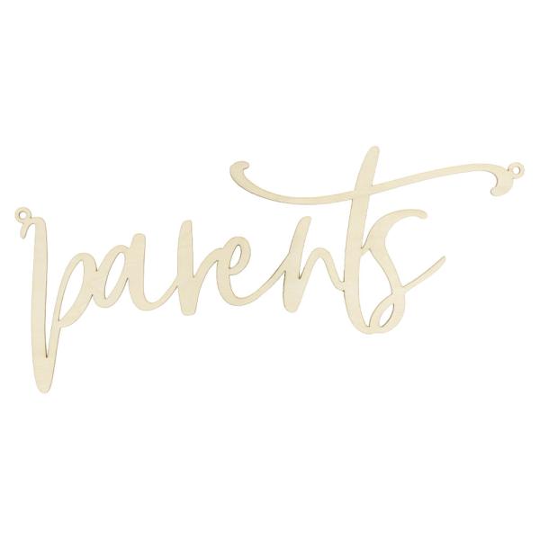 Träskylt Parents