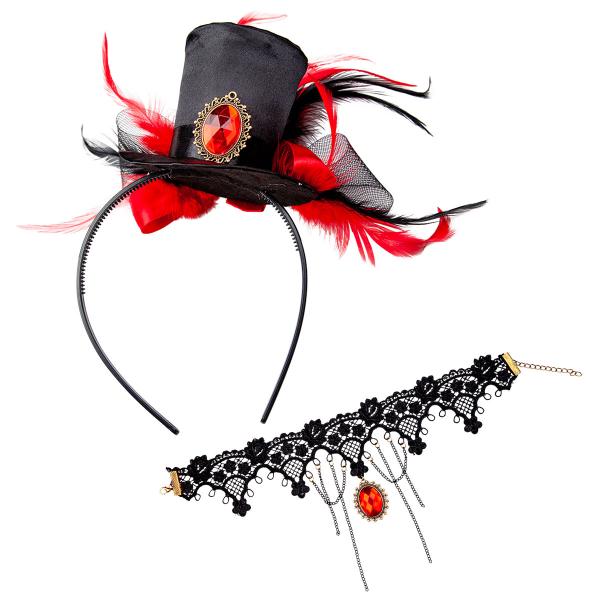 Vampyr Mini Höghatt & Halsband