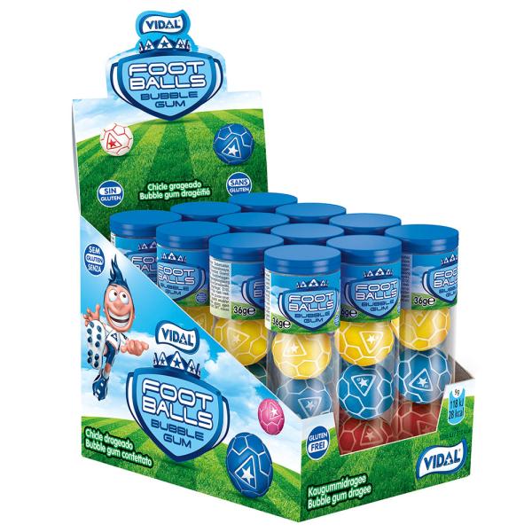 Tuggummifotbollar 4-pack