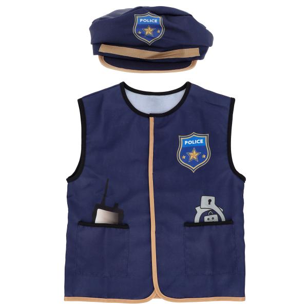 Polisväst med Keps Barn