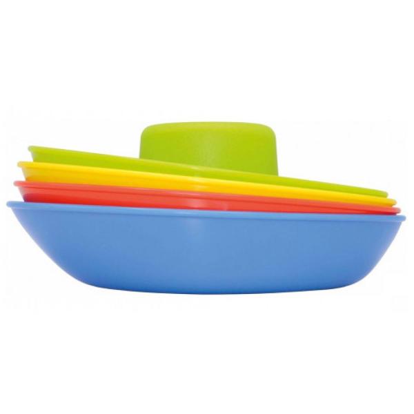 Badleksak Stapelbåtar 4-pack