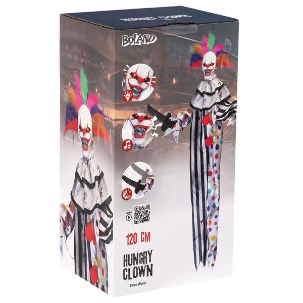Animerad Clown Hängande 120 cm