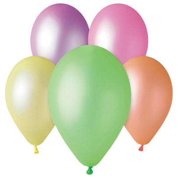 UV Latexballonger Blandade Färger 30 cm