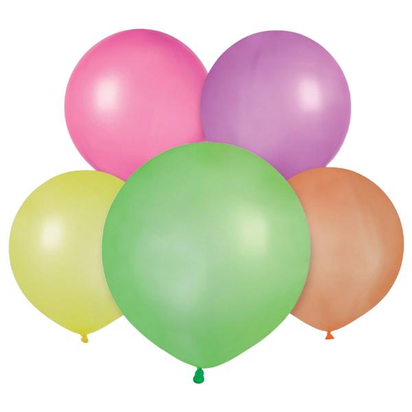 UV Latexballonger Blandade Färger 48 cm