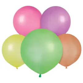 UV Latexballonger Blandade Färger 48 cm
