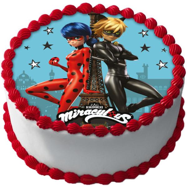 Miraculous Ladybug Tårtbild D