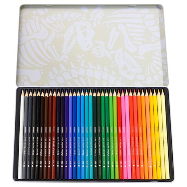 Färgpennor Dinosaurier 36-pack
