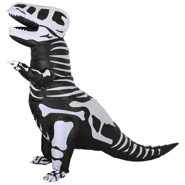 Uppblåsbar Maskeraddräkt T-Rex Skelett