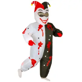 Uppbl&aring;sbar Maskeraddr&auml;kt Blodig Joker