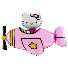 Hello Kitty Flygplan Folieballong