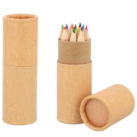 F&auml;rgpennor i Tub Natur 8 cm 12-pack