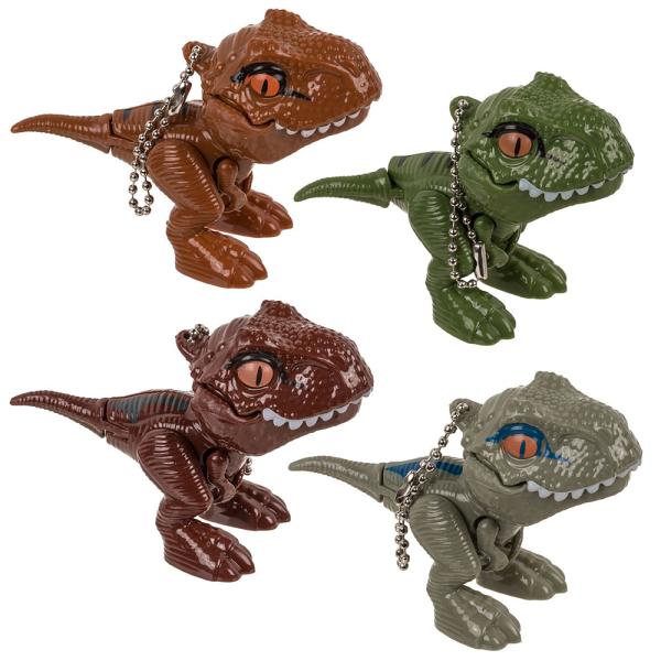 Bitande Dinosaurie Nyckelring