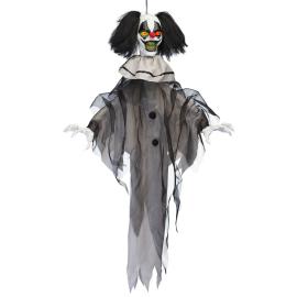 Animerad Skr&auml;ckclown H&auml;ngande 90 cm