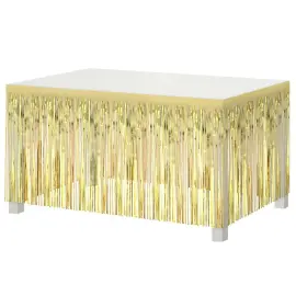 Bordskjol Fransar Ljusguld