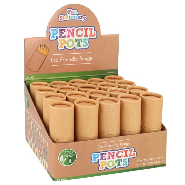 Färgpennor i Tub Natur 8 cm 12-pack