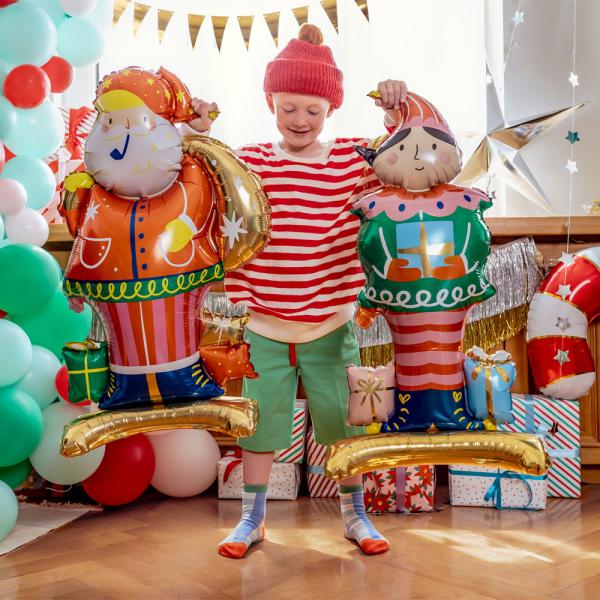 Stående Folieballong Tomtenisse
