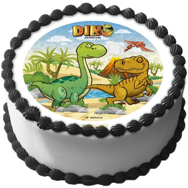 Dinosaurie Tårtoblat A 16 cm