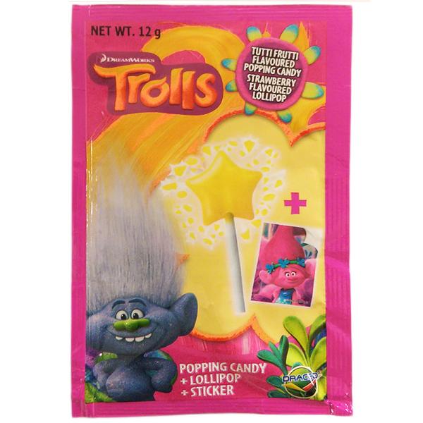 Trolls Popping Candy med Klubba