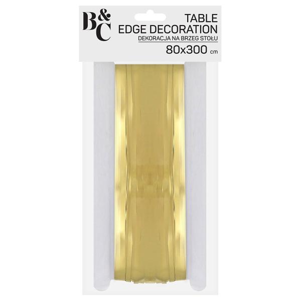 Bordskjol Fransar Ljusguld