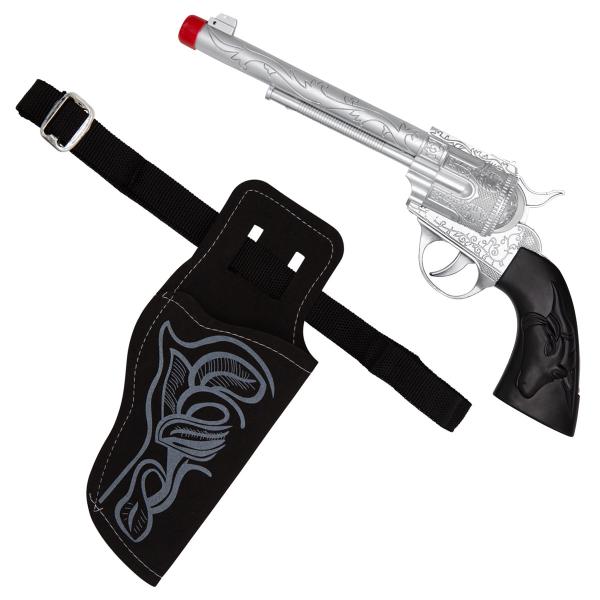 Cowboyrevolver med Hölster