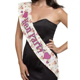 Deluxe Vintage Hen Party Sash