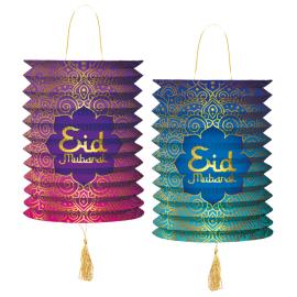 Eid Mubarak Papperslyktor 2-pack