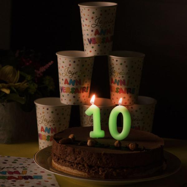 Självlysande Sifferljus