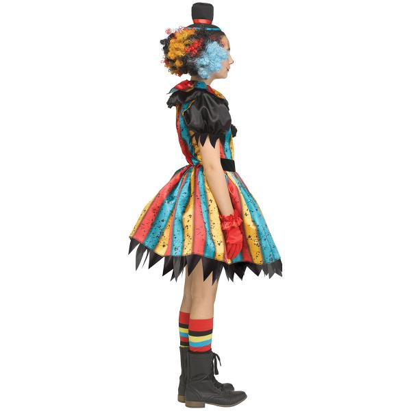 Maskeraddräkt Clown Randig Barn