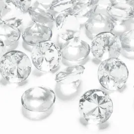 Diamantkonfetti Mellan Transparent
