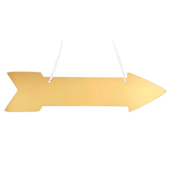 Skylt Pil Guld