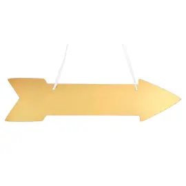 Skylt Pil Guld