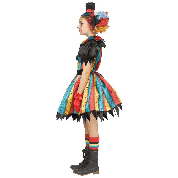 Maskeraddräkt Clown Randig Barn