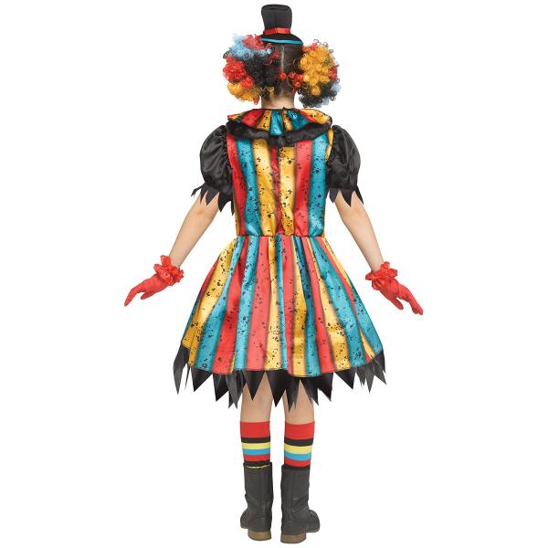 Maskeraddräkt Clown Randig Barn