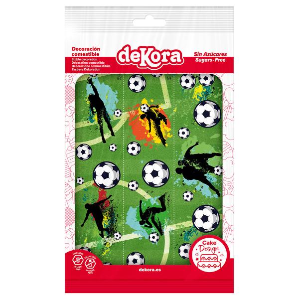 Ätbart Tårtband Fotboll 21 x 5 cm 3-pack 17,5 g