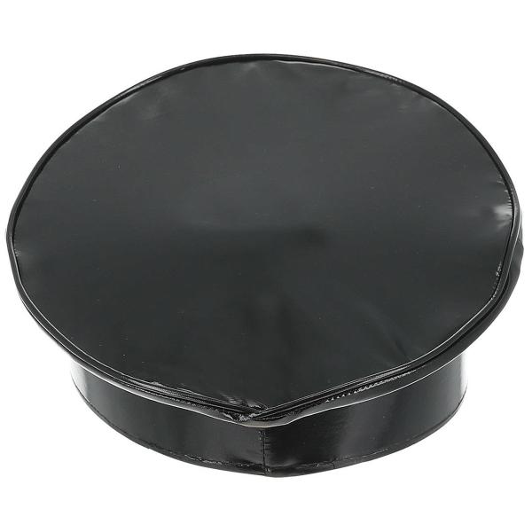 Kaptenshatt Svart med Nitar