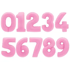 Sifferballong Sakura Pink Matt 90 cm