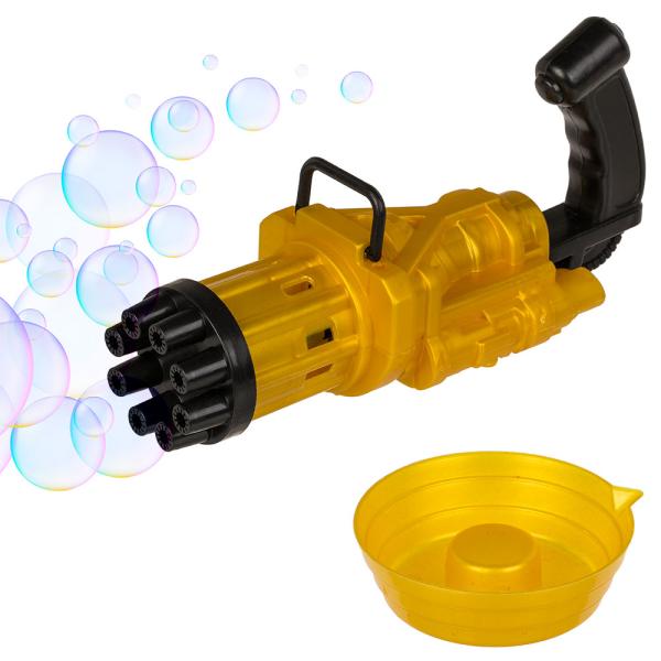 Såpbubbel Pistol Guld/Svart