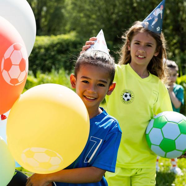 Latexballonger Fotbollskalas 6-pack