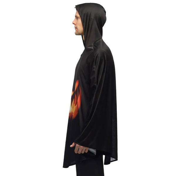 Poncho med Huva Halloweenpumpa