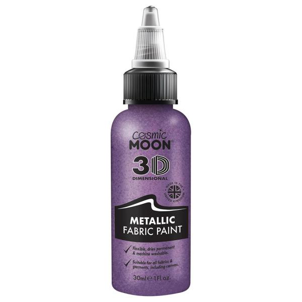 Cosmic Moon Metallisk Textilfärg Lila 30 ml
