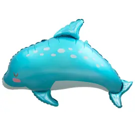 Folieballong Iriserande Delfin