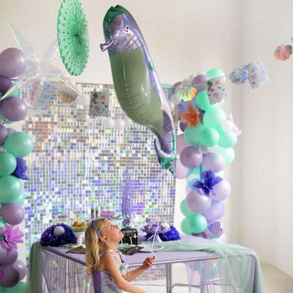 Folieballong Sjöjungfru Stående 55 x 80 cm