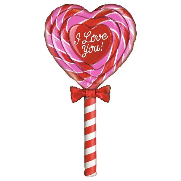 Stor Folieballong Love Godisklubba