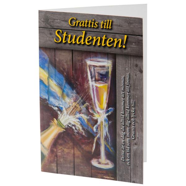 Studentkort Grattis