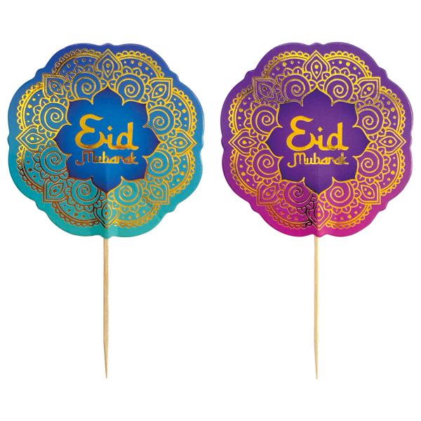 Eid Mubarak Partypicks 12-pack