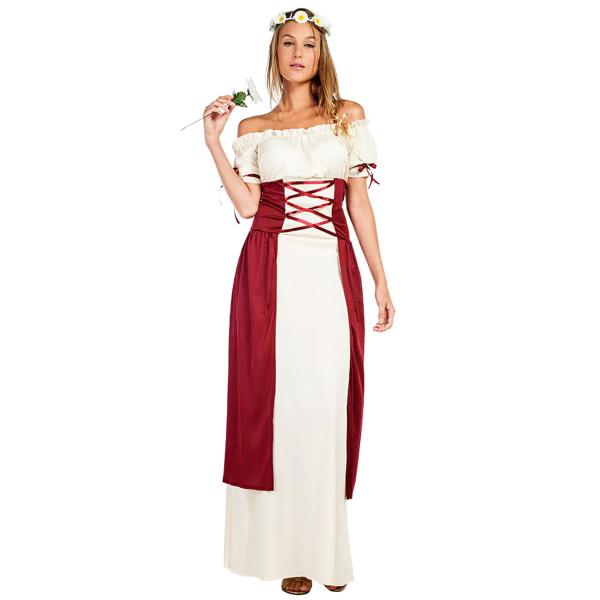 Medeltida Brunhilda Maskeraddräkt