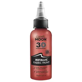 Cosmic Moon Metallisk Textilfärg Röd 30 ml