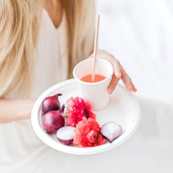 Ekologiska Engångsassietter Rund