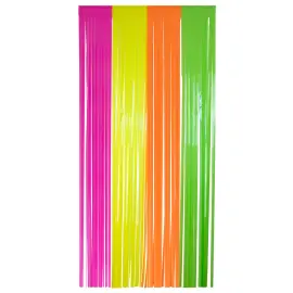 Neonf&auml;rgat Party Draperi 200x100 cm