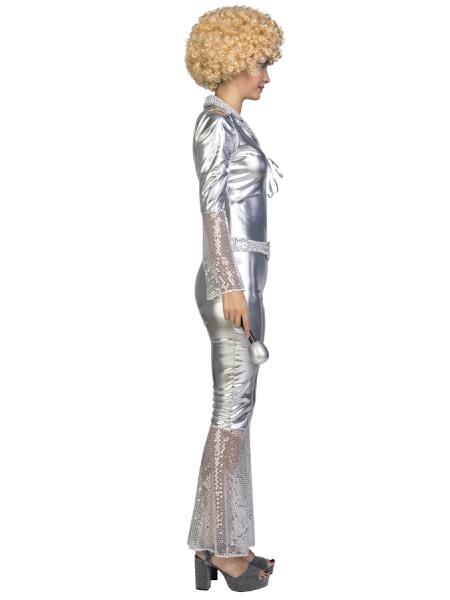 Disco Maskeraddräkt Silver